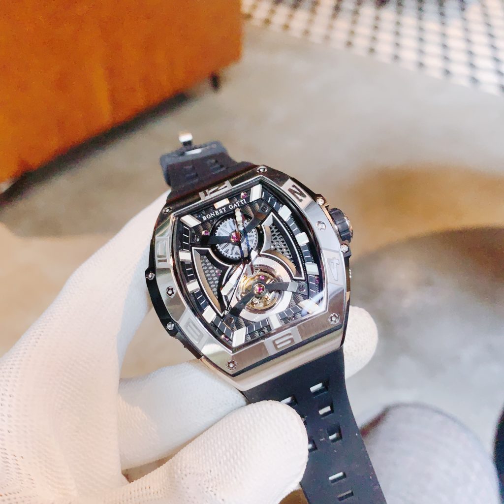 Đồng hồ Bonest Gatti Mechanical Wristwatch Luminous BG5701-A2 chính hãng 44mm (2)