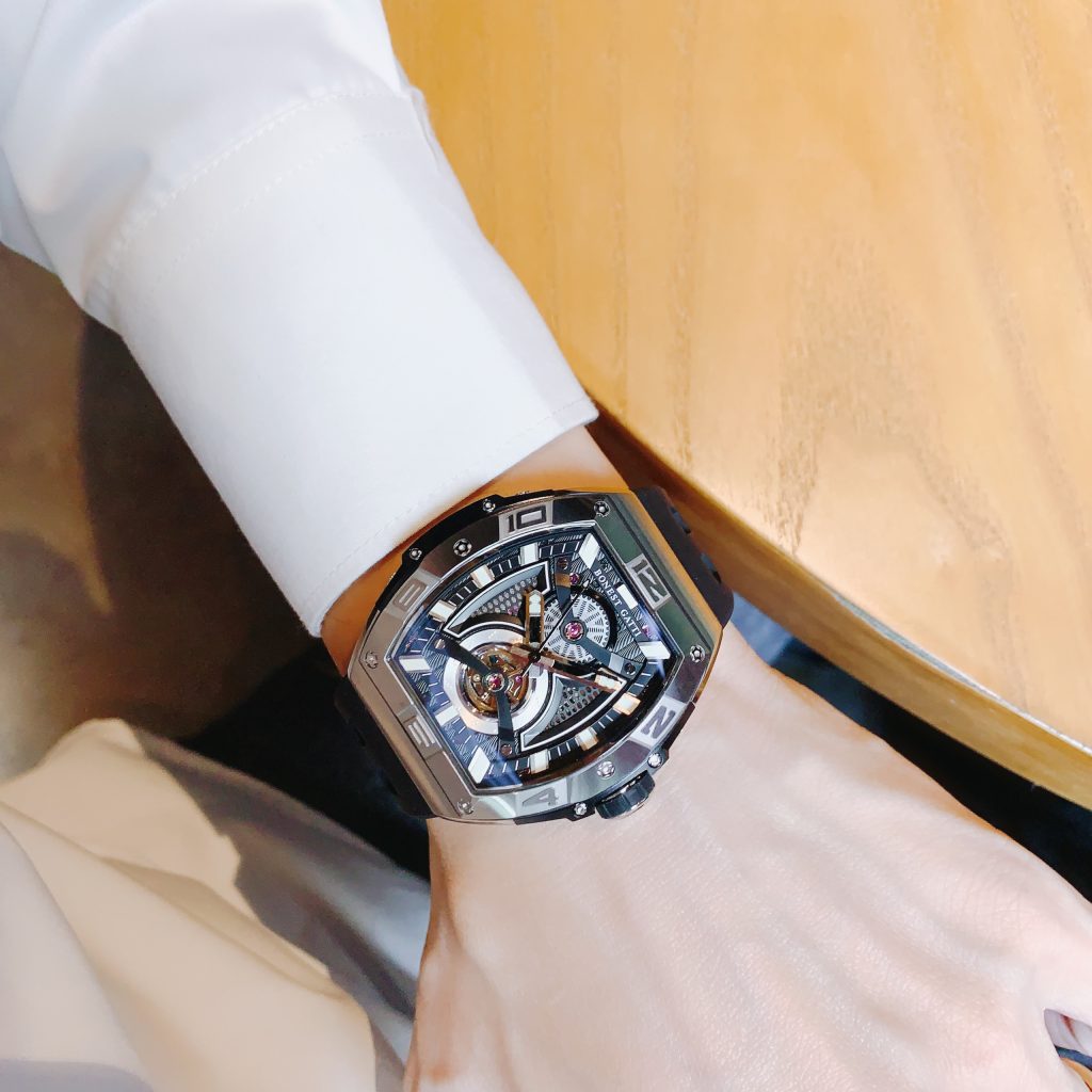 Đồng hồ Bonest Gatti Mechanical Wristwatch Luminous BG5701-A2 chính hãng 44mm (2)