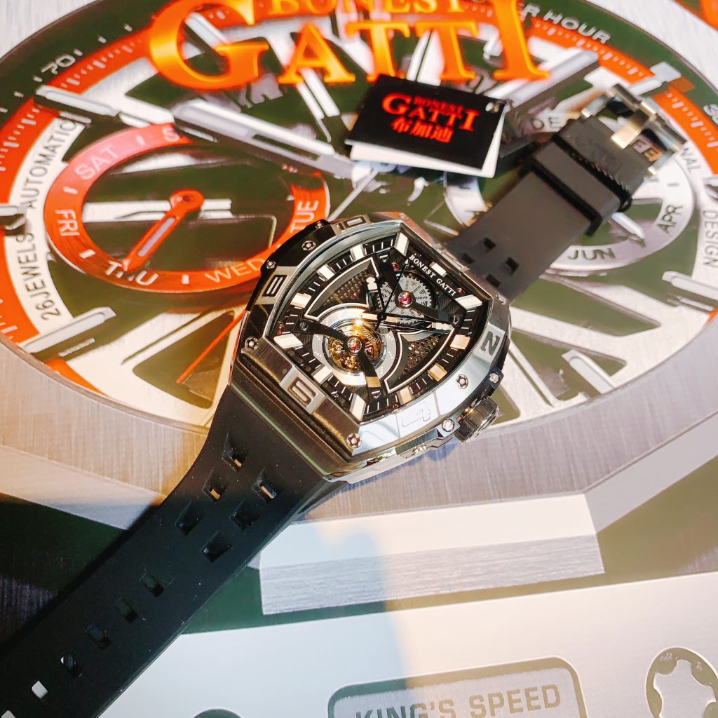 Đồng hồ Bonest Gatti Mechanical Wristwatch Luminous BG5701-A2 chính hãng 44mm (2)