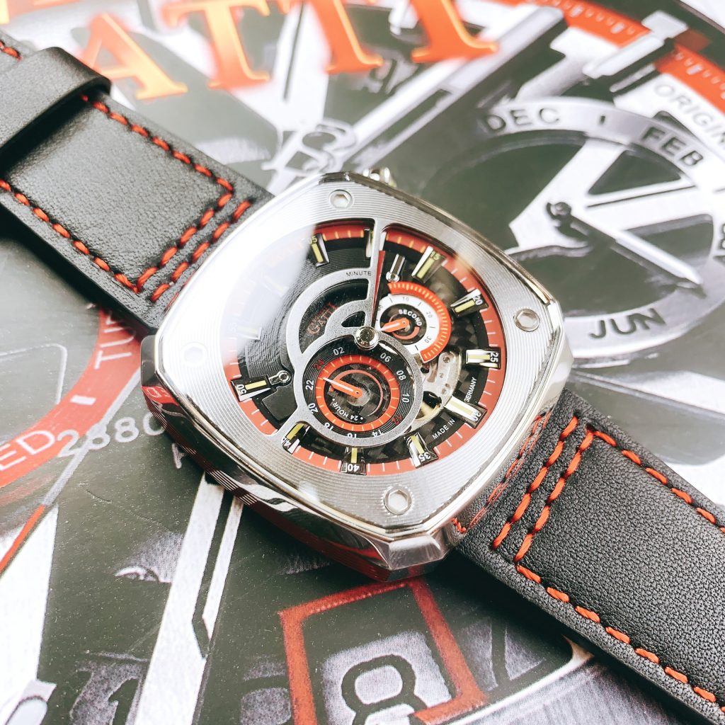 Đồng hồ Bonest Gatti Offshoe Speed chính hãng BG6601-B3 nam máy cơ 43 (2)