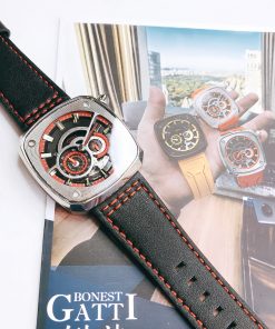 Đồng hồ Bonest Gatti Offshoe Speed chính hãng BG6601-B3 nam máy cơ 43 (2)