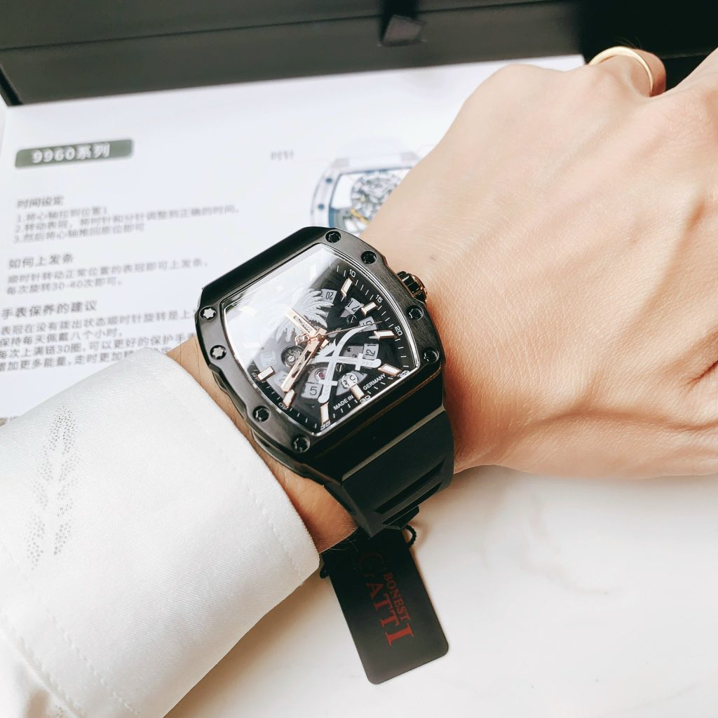 Đồng hồ Bonest Gatti Palm Tree chính hãng BG9904-A2 nam máy cơ 45mm (2)