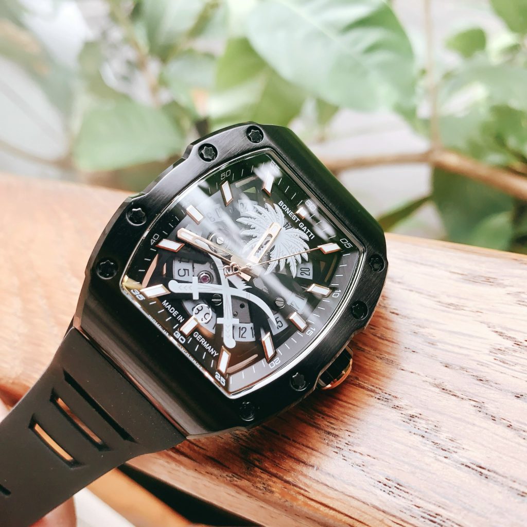 Đồng hồ Bonest Gatti Palm Tree chính hãng BG9904-A2 nam máy cơ 45mm (2)