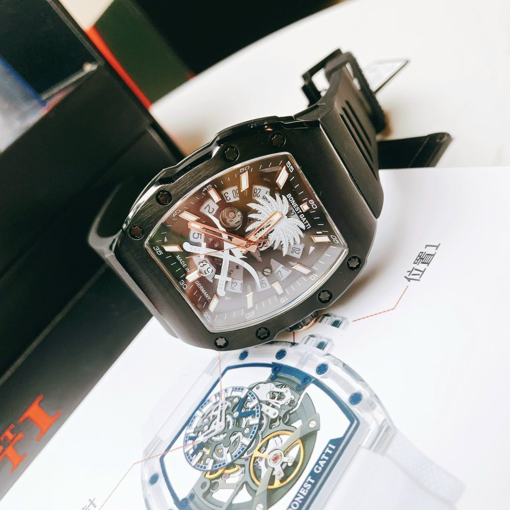 Đồng hồ Bonest Gatti Palm Tree chính hãng BG9904-A2 nam máy cơ 45mm (2)