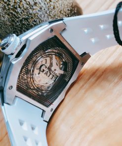 Đồng hồ Bonest Gatti chính hãng BG5502-A2 nam dây cao su trắng 45mm (2)