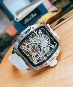 Đồng hồ Bonest Gatti chính hãng BG5502-A2 nam dây cao su trắng 45mm (2)