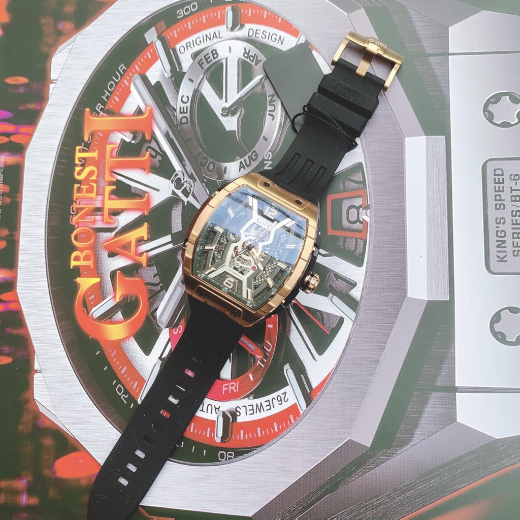 Đồng hồ Bonest Gatti chính hãng BG5601-A1 nam máy cơ Automatic 45mm (2)