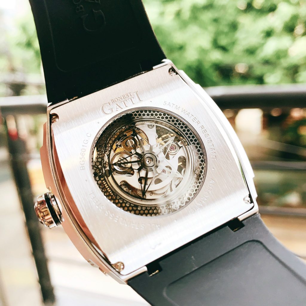 Đồng hồ Bonest Gatti chính hãng BG5601-A2 nam dây cao su 45mm (2)