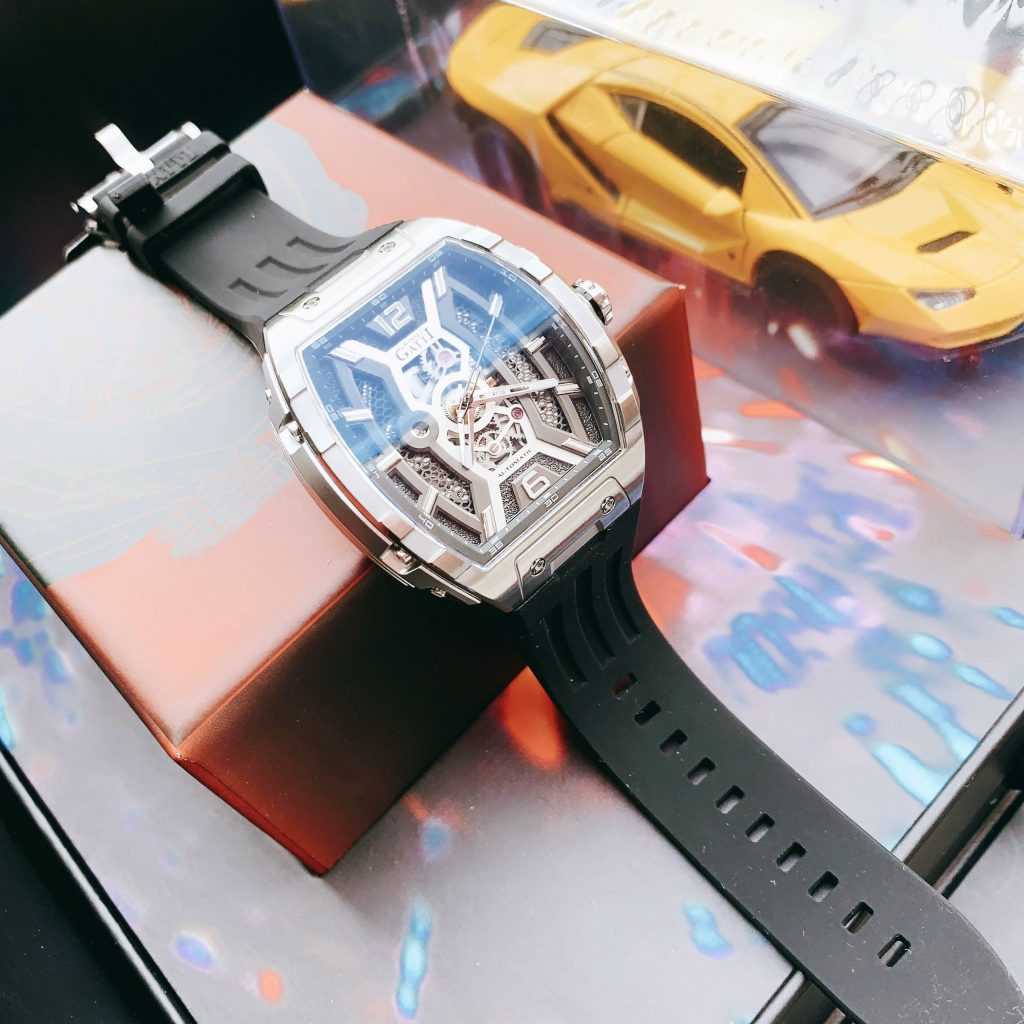 Đồng hồ Bonest Gatti chính hãng BG5601-A2 nam dây cao su 45mm (2)