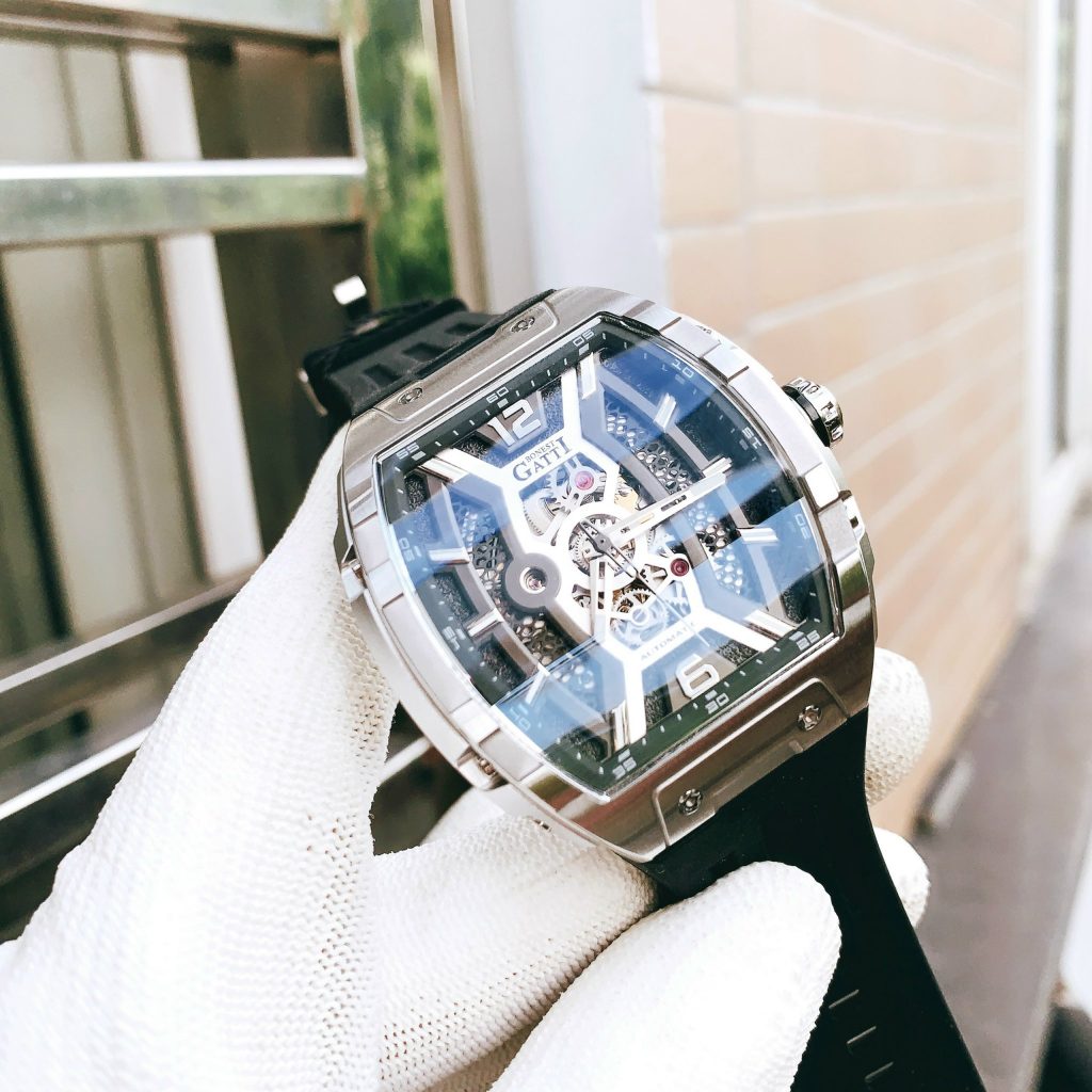 Đồng hồ Bonest Gatti chính hãng BG5601-A2 nam dây cao su 45mm (2)