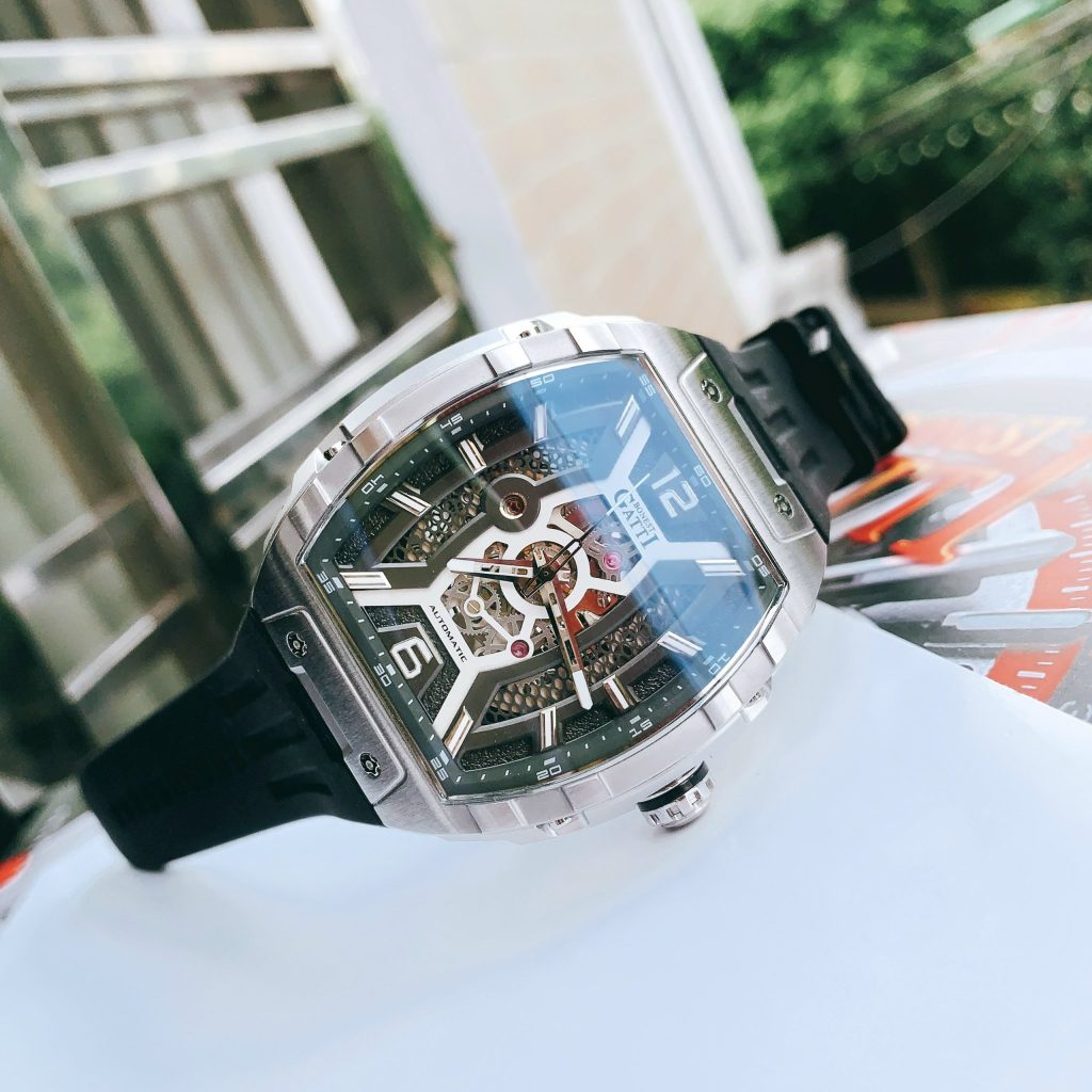 Đồng hồ Bonest Gatti chính hãng BG5601-A2 nam dây cao su 45mm (2)