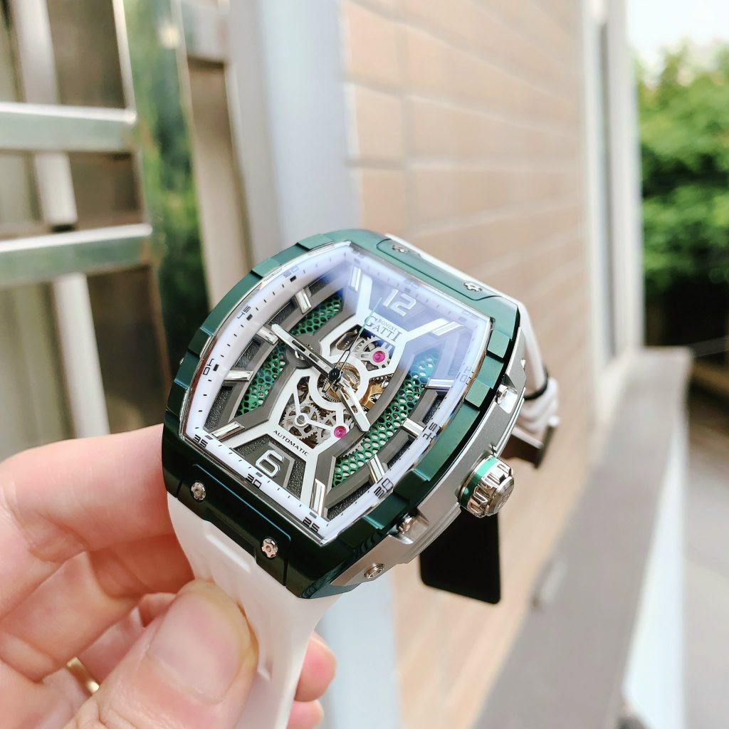 Đồng hồ Bonest Gatti chính hãng BG5601-A3 nam mặt xanh 45mm (2)