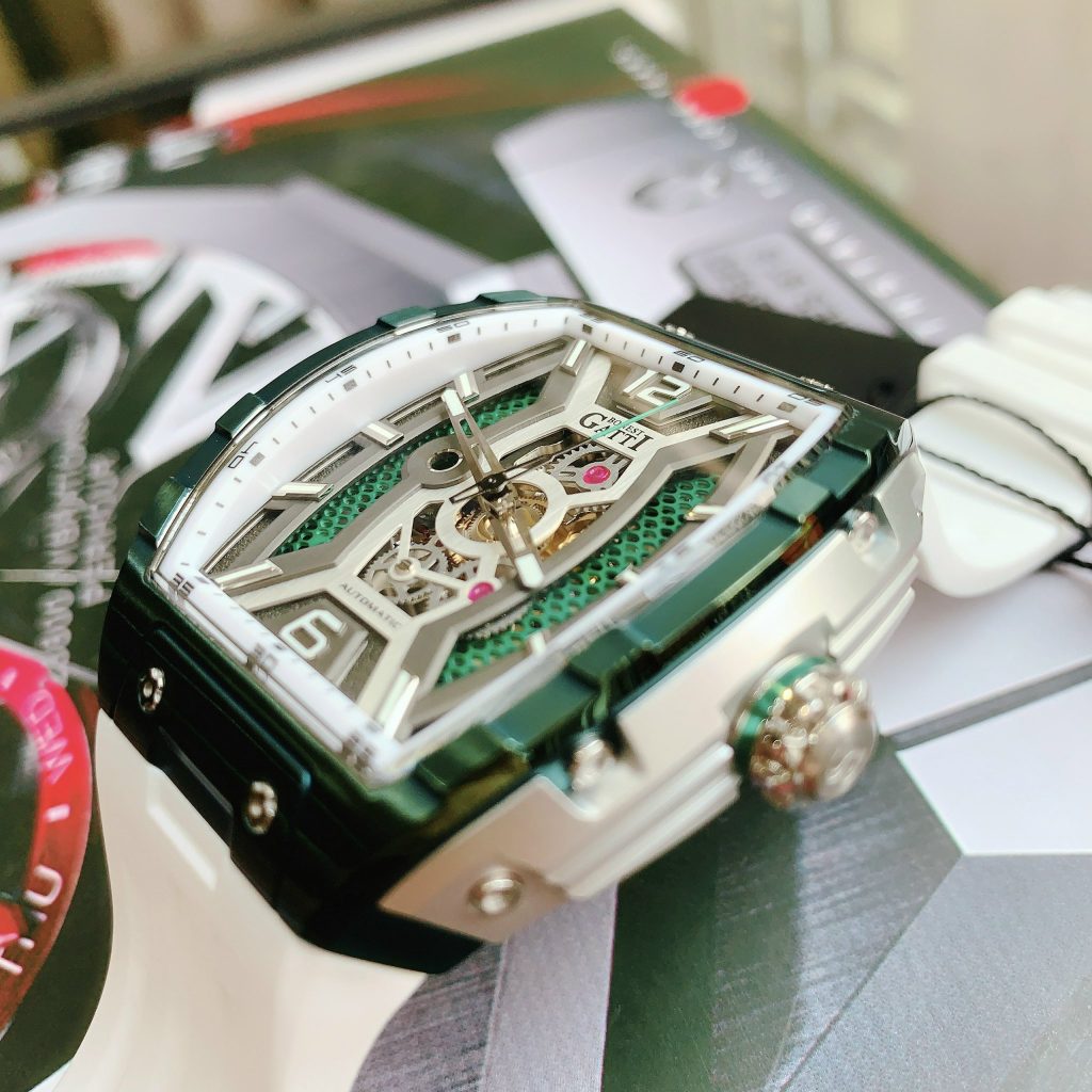 Đồng hồ Bonest Gatti chính hãng BG5601-A3 nam mặt xanh 45mm (2)