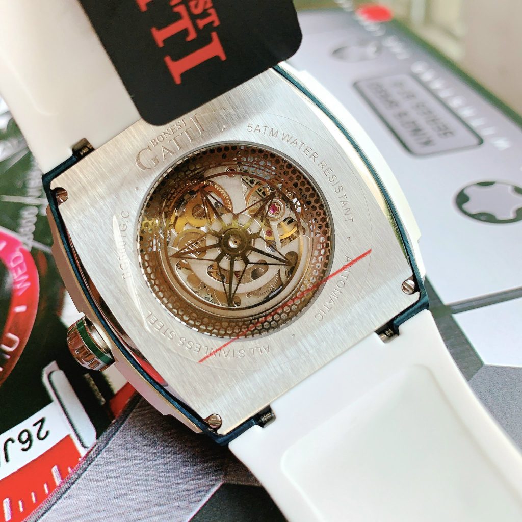 Đồng hồ Bonest Gatti chính hãng BG5601-A3 nam mặt xanh 45mm (2)