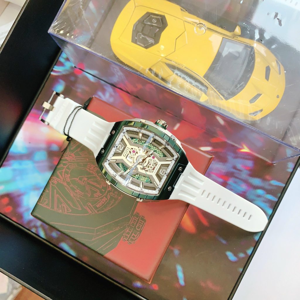 Đồng hồ Bonest Gatti chính hãng BG5601-A3 nam mặt xanh 45mm (2)