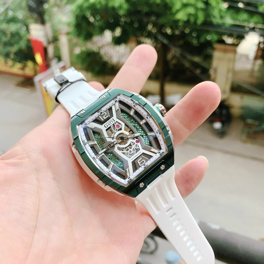 Đồng hồ Bonest Gatti chính hãng BG5601-A3 nam mặt xanh 45mm (2)