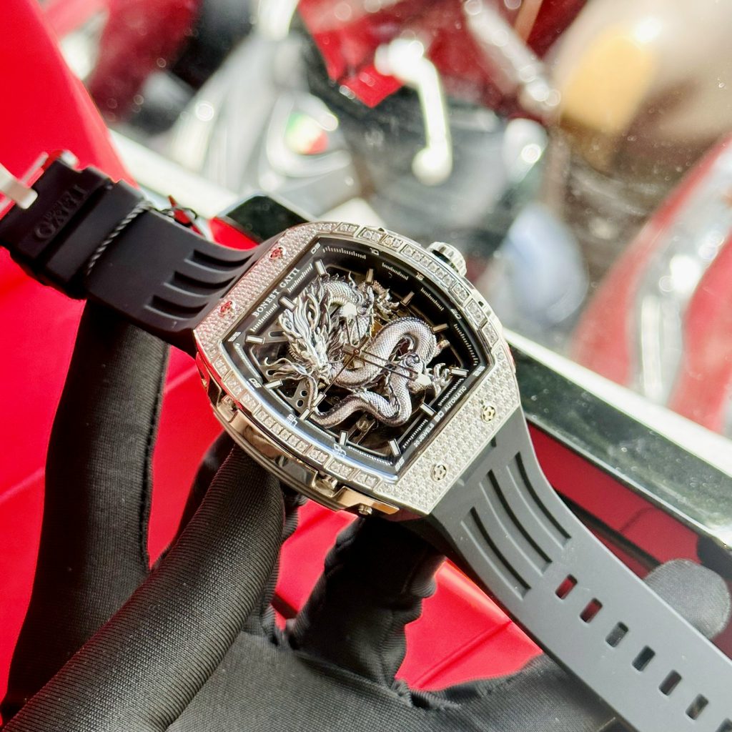 Đồng hồ Bonest Gatti chính hãng BG5605 rồng châu âu 45mm (2)