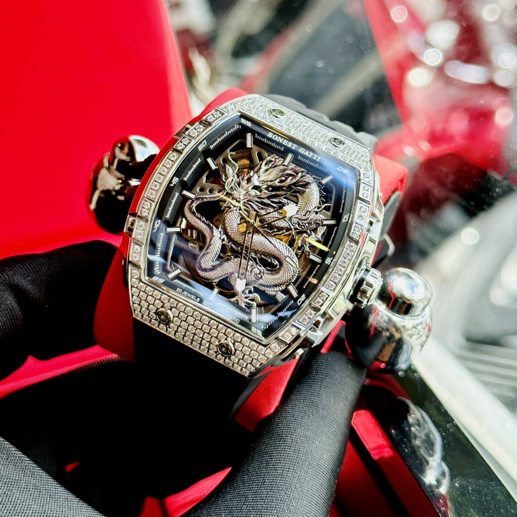 Đồng hồ Bonest Gatti chính hãng BG5605 rồng châu âu 45mm (2)