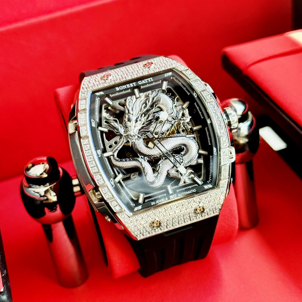 Đồng hồ Bonest Gatti chính hãng BG5605 rồng châu âu 45mm (2)