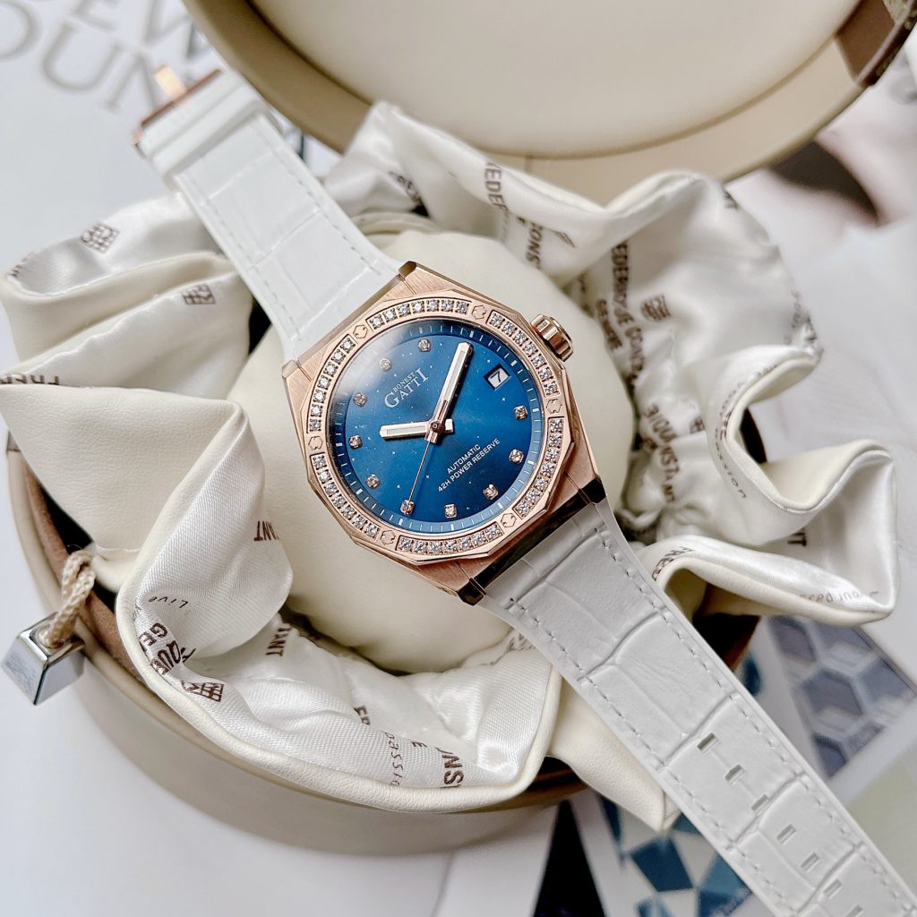 Đồng hồ Bonest Gatti chính hãng BG8902-L1 nữ mặt xanh Galaxy 36mm (2)