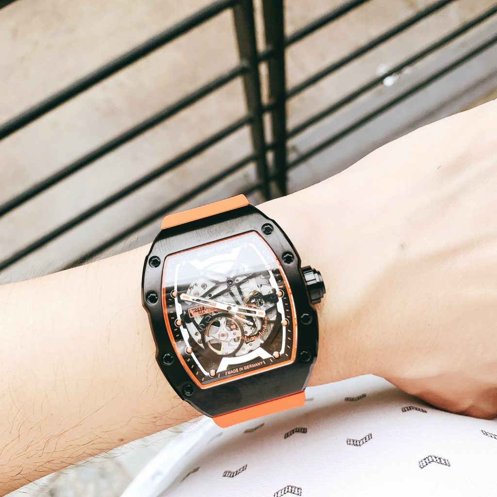 Đồng hồ Bonest Gatti chính hãng BG9901-A2 nam màu cam 43mm (2)