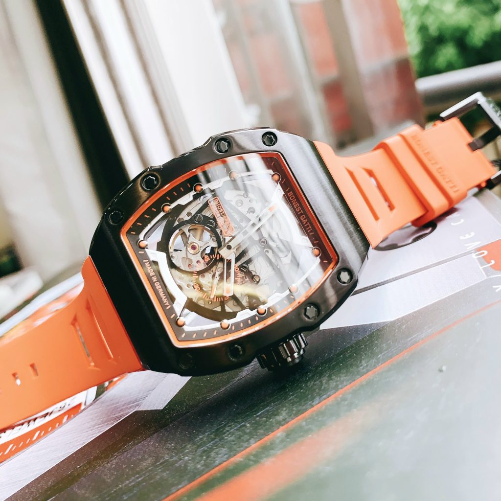 Đồng hồ Bonest Gatti chính hãng BG9901-A2 nam màu cam 43mm (2)