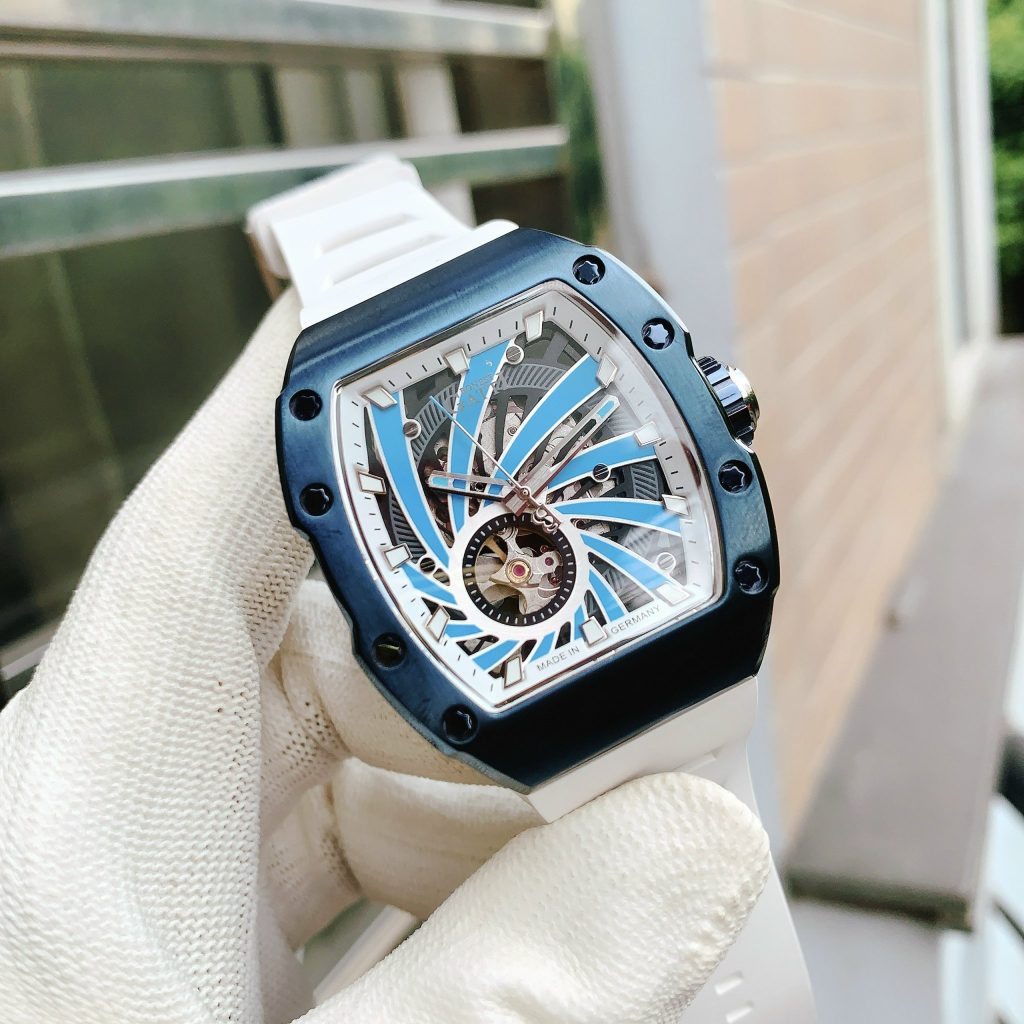 Đồng hồ Bonest Gatti chính hãng BG9902-A1 nam mặt lốc xoáy 44mm (2)