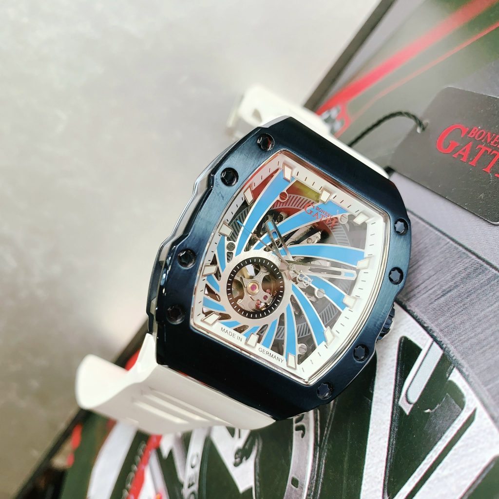 Đồng hồ Bonest Gatti chính hãng BG9902-A1 nam mặt lốc xoáy 44mm (2)