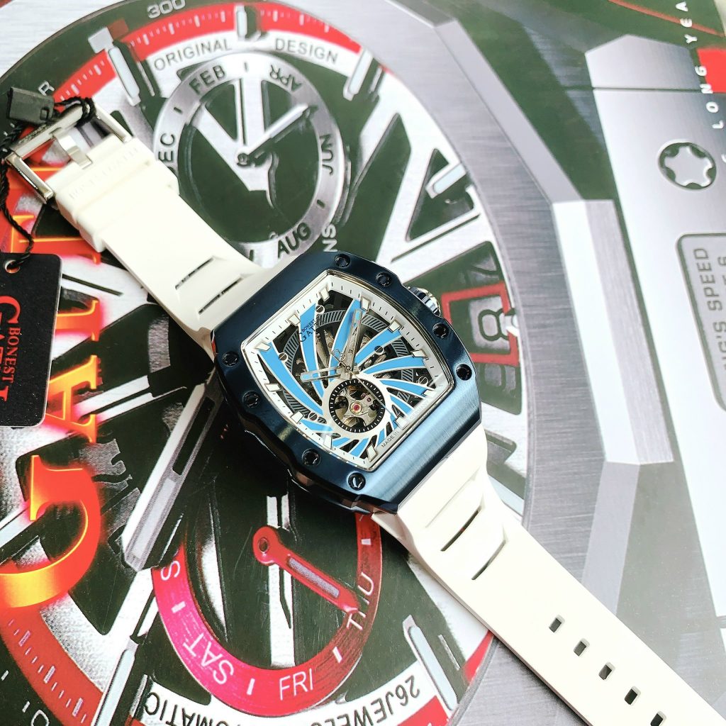 Đồng hồ Bonest Gatti chính hãng BG9902-A1 nam mặt lốc xoáy 44mm (2)