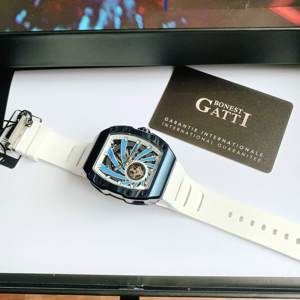 Đồng hồ Bonest Gatti chính hãng BG9902-A1 nam mặt lốc xoáy 44mm (2)
