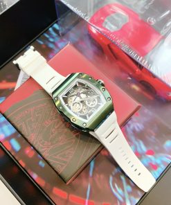 Đồng hồ Bonest Gatti chính hãng BG9903-A6 nam màu xanh lá 45mm (2)