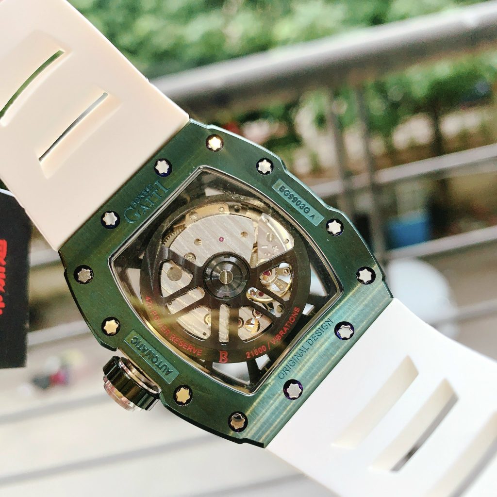 Đồng hồ Bonest Gatti chính hãng BG9903-A6 nam màu xanh lá 45mm (2)