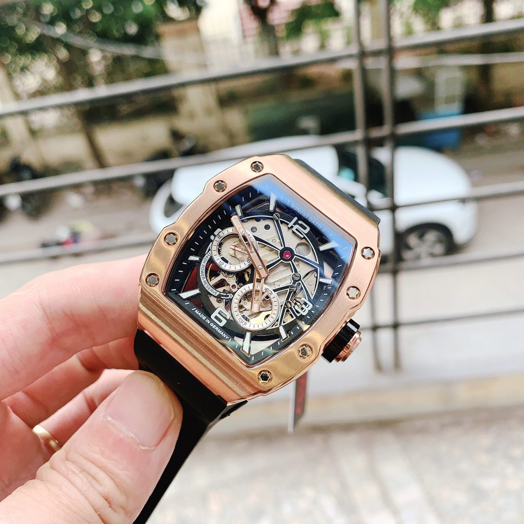 Đồng hồ Bonest Gatti chính hãng BG9903-A7 màu rose gold 45mm (2)