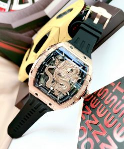 Đồng hồ Bonest Gatti rồng châu âu BG5606 màu rose gold chính hãng 45mm (9)