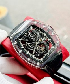 Đồng hồ Bonest Gatti rồng đen châu âu chính hãng máy cơ Automatic 45mm (2)