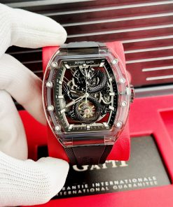 Đồng hồ Bonest Gatti rồng đen châu âu chính hãng máy cơ Automatic 45mm (2)