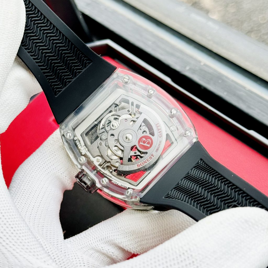 Đồng hồ Bonest Gatti rồng đen châu âu chính hãng máy cơ Automatic 45mm (2)