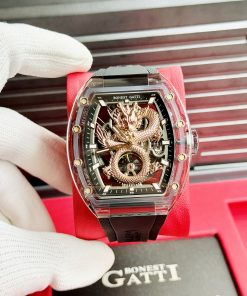 Đồng hồ Bonest Gatti rồng vàng châu âu chính hãng máy cơ Automatic 45mm (2)