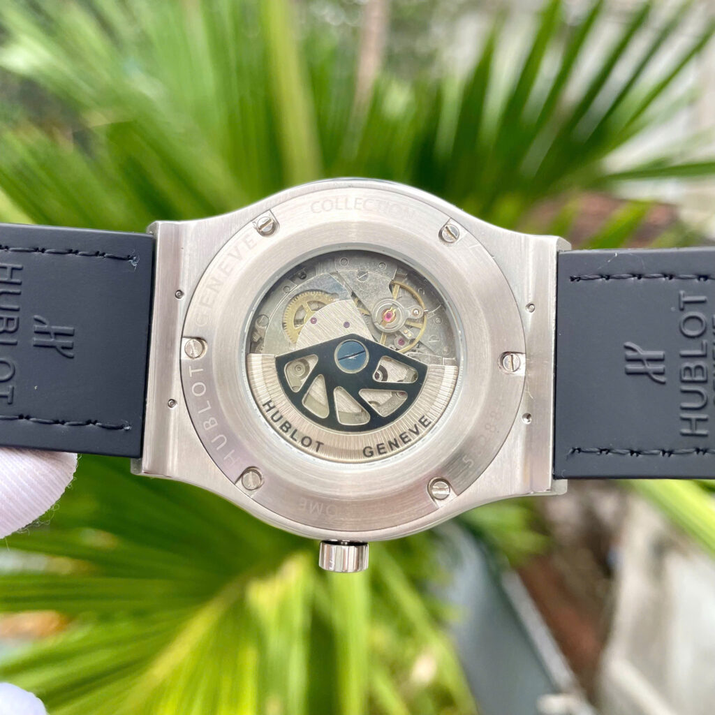 Đồng hồ Hublot nam đính đá máy cơ Automatic Hublot Classic Fusion màu xanh 42mm- DWatch