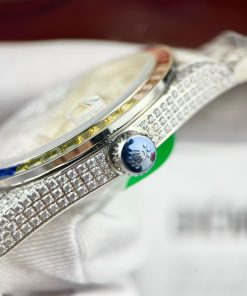 Đồng hồ Rolex DateJust Rainbow nam máy cơ Thụy Sỹ Super Fake 11 41mm (2)