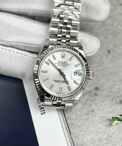Đồng hồ Rolex DateJust nữ cọc số dạ quang Rep 11 cao cấp EW Factory 31mm (2)