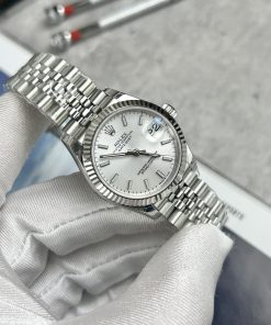 Đồng hồ Rolex DateJust nữ cọc số dạ quang Rep 11 cao cấp EW Factory 31mm (2)