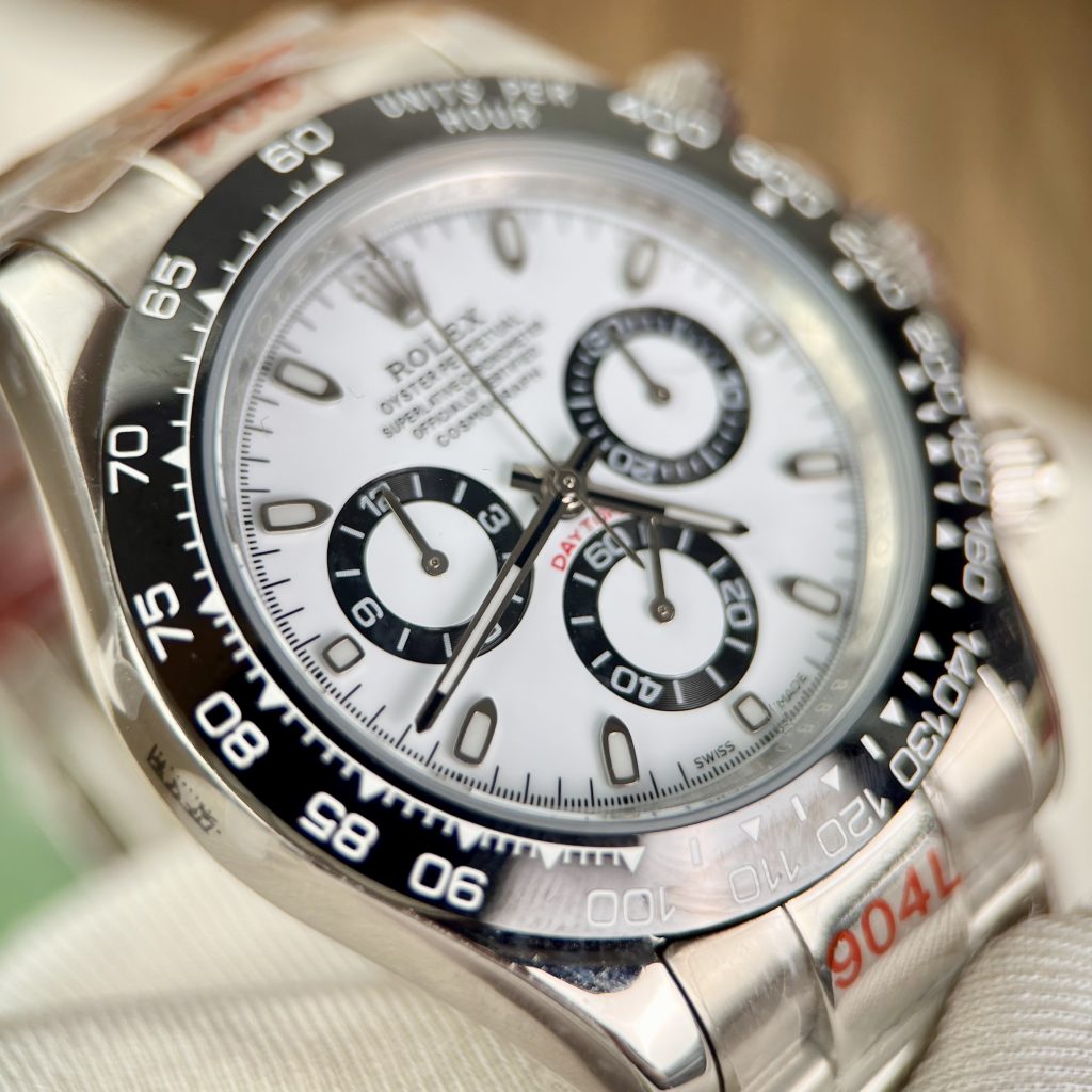 Đồng hồ Rolex Daytona Panda Replica 11 máy thụy sỹ EW Factory 40mm (2)