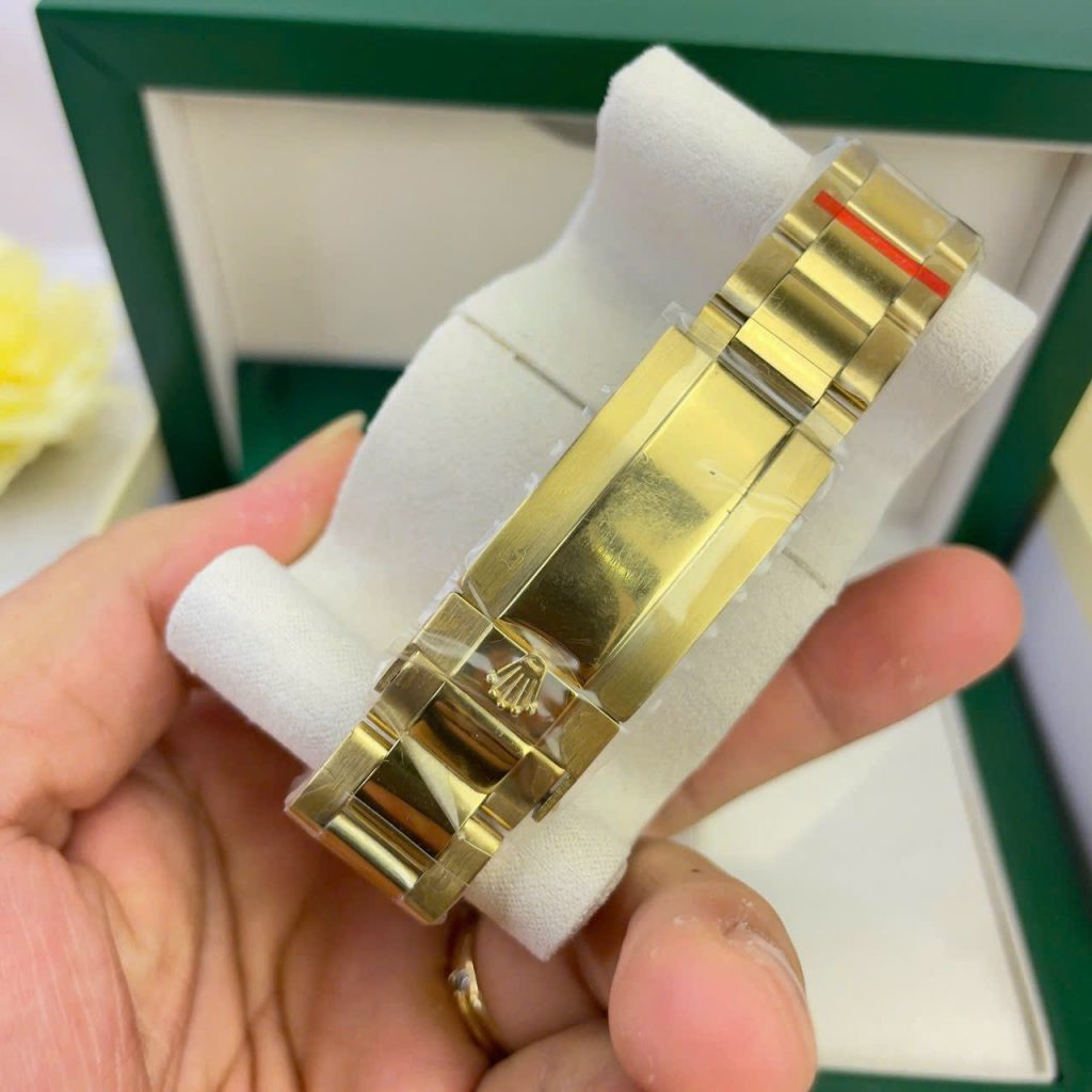 Đồng hồ Rolex GMT-Master ll màu vàng gold Super Fake 11 nam máy cơ Nhật 40mm (2)