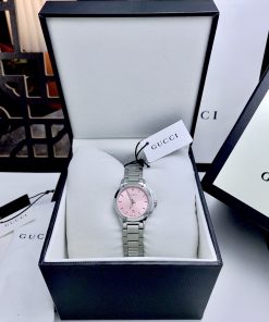 Đồng hồ Gucci Ladies G-Timeless YA126524 like auth nữ mặt hồng 27mm