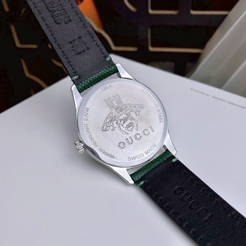 Đồng hồ Gucci Ladies YA1264049 G-TimeLess màu xanh 35mm