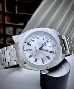 Đồng hồ Gucci Men like auth nam độc đáo dây kim loại 40mm