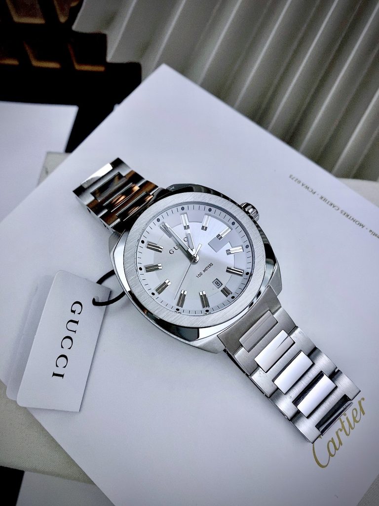 Đồng hồ Gucci Men like auth nam độc đáo dây kim loại 40mm