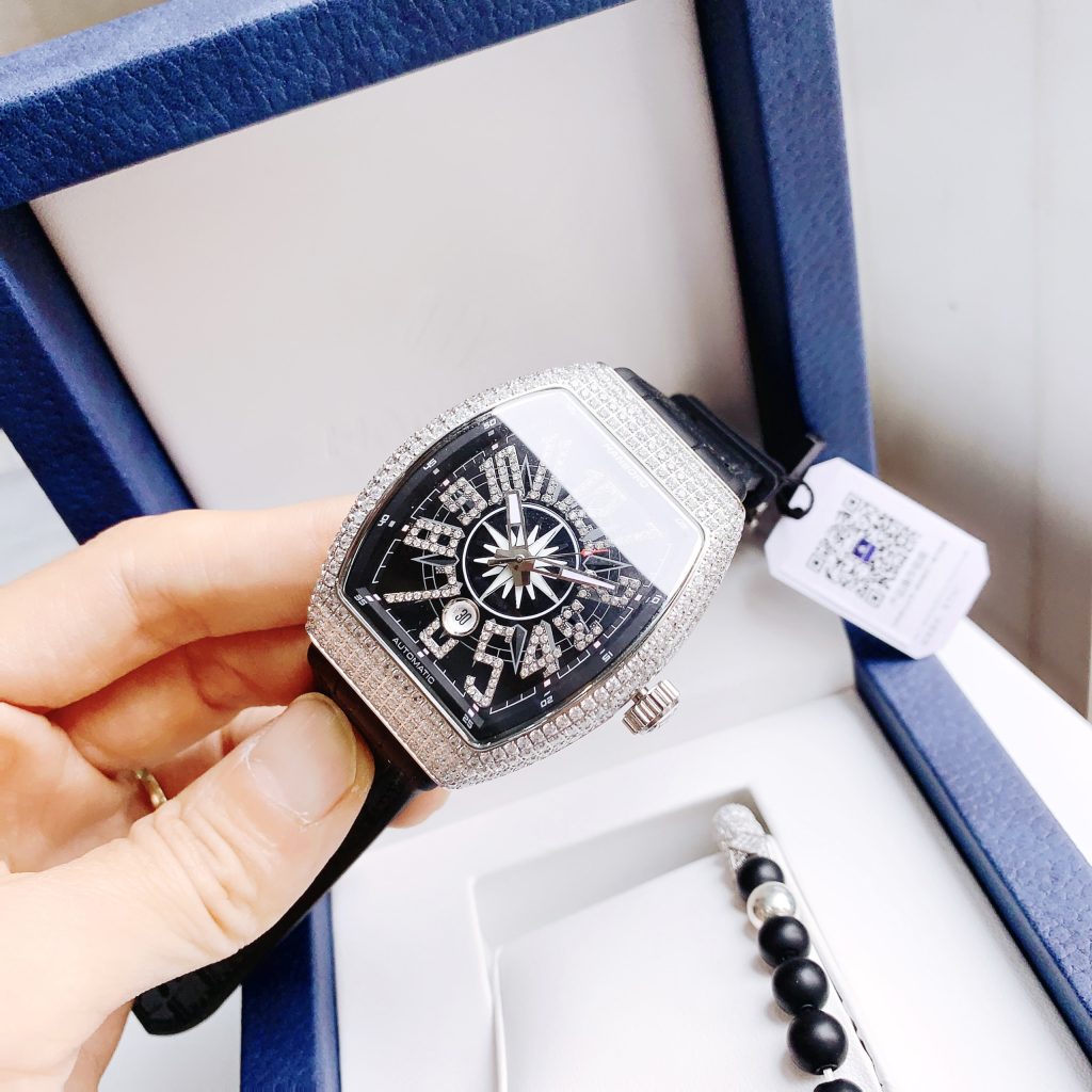 Đồng hồ Hanboro chính hãng nam máy cơ automatic Nhật 45x54mm (2)