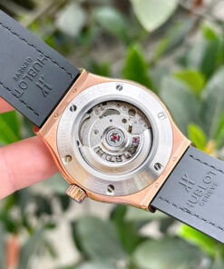 Đồng hồ Hublot nam siêu cấp ZF Nhật king gold đính đá Super Fake 1:1 42mm - DWatch